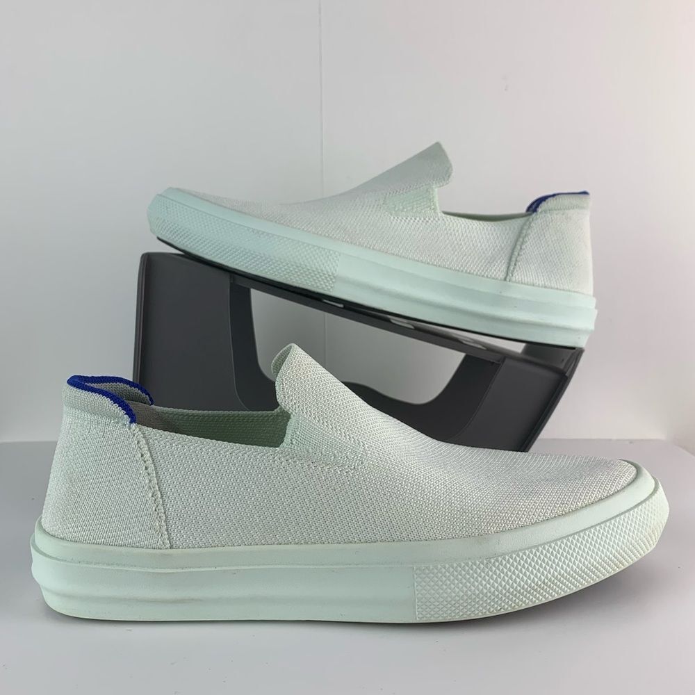 Rothy’s The City Slip On Stretchy Sneaker Aquamarine Women’s 7.5 / Men’s 6